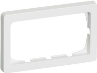 FUGA ramme Baseline 63 2 modul vandret til 2 modul indsats, hvid