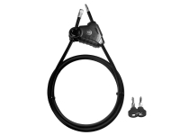 LogiLink SC0220, Kabellås, Svart, Stål, Nøkkel, 79,1 mm, 38 mm