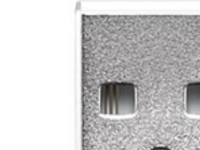 USB-C ™ til USB-A Tekstil kabel med metalpropper (Space grå / sølv) 0,5 m