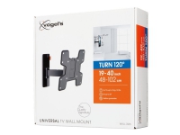 Vogel's WALL series 3125 - Brakett - justerbar arm - for LCD-skjerm - svart - skjermstørrelse: 19-43 - veggmonterbar