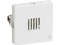 LAURITZ KNUDSEN Lydgiver FUGA® T1, 1 modul, 24V d.c. 80DB med sikring, Farve: hvid.