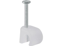 SCHNEIDER ELECTRIC Clips rund 3-5mm natur søm 20mm - (100 stk.)