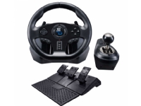 Subsonic GS850-X, Ratt + pedaler, PlayStation 4,Xbox One, 270°, Koblet med ledninger (ikke trådløs), USB, Sort