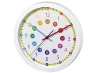 Hama Easy Learning Quartz wall clock Circle Multicolour, White