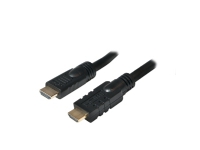 LogiLink CHA0030, 30 m, HDMI Type A (Standard), HDMI Type A (Standard), Svart