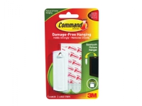 Command krog Savtand stor, hvid (1)+ strips (2)