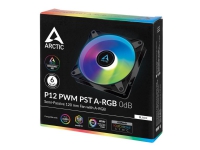 ARCTIC P12 PWM PST A-RGB 0dB - Value Pack - kabinettvifte - 120 mm - svart (en pakke 3)
