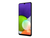 Samsung Galaxy A22 - 4G smarttelefon - dobbelt-SIM - RAM 4 GB / 64 GB - microSD slot - OLED-display - 6.4 - 1600 x 720 piksler - 4x bakkameraer 48 MP, 8 MP, 2 MP, 2 MP - front camera 13 MP - svart