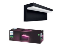 Philips Hue White Color Ambiance Outdoor Nyro Vegglampe - Svart