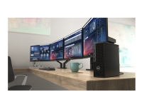 Dell Precision 3240 Compact - USFF - 1 x Core i7 10700 / 2.9 GHz - vPro - RAM 16 GB - SSD 512 GB - Quadro P1000 - GigE - Win 10 Pro 64-bit - monitor: ingen - svart - BTS - med 1 Year Basic Onsite (CH, IE, UK - 3 Years)