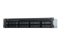 Synology RackStation RS1221+ - NAS-server - 8 brønner - kan monteres i rack - SATA 6Gb/s - RAID 0, 1, 5, 6, 10, JBOD - RAM 4 GB - Gigabit Ethernet - iSCSI - 2U