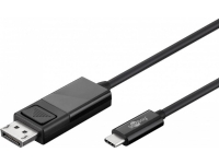 Goobay 79295, 1,2 m, USB Type-C, DisplayPort, Hankjønn, Hankjønn, USB