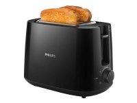 Philips Daily Collection HD2581 - Brødrister - 2 skive - 2 Spor - svart