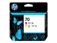 HP 70 - Gul, magenta - skriverhode - for DesignJet SD Pro MFP, Z2100, Z3100, Z3200, Z5200, Z5400 Photosmart Pro B8850, Pro B9180