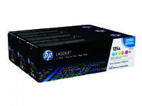 HP 125A - 3-pack - gul, cyan, magenta - original - LaserJet - tonerpatron (CE259AM) - for Color LaserJet CM1312 MFP, CM1312nfi MFP, CP1215, CP1515n, CP1518ni