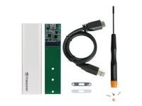 Transcend TS-CM80S - Drevkabinett - M.2 - SATA 6Gb/s - USB 3.1