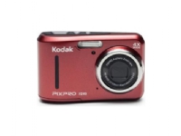Kodak FZ43-RD, 16,15 MP, 4608 x 3456 piksler, CCD, 4x, HD-Ready, Rød