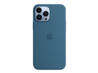 Apple - Baksidedeksel for mobiltelefon - med MagSafe - silikon - blå pratmaker - for iPhone 13 Pro Max