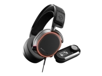 SteelSeries Arctis Pro - Hodesett - full størrelse - kablet - USB, 3,5 mm jakk - med GameDAC