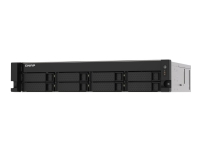 QNAP TS-873AU - NAS-server - 8 brønner - kan monteres i rack - SATA 6Gb/s - RAID 0, 1, 5, 6, 10, 50, JBOD, 60 - RAM 4 GB - Gigabit Ethernet / 2.5 Gigabit Ethernet - iSCSI støtte - 2U
