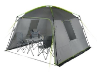 High Peak Cabana, Camping, Hard ramme, Gruppe telt, 9,5 kg, Grå, Lysegrå, Limefarget