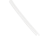 Fellowes - 8 mm - 34 ringer - A4 (210 x 297 mm) - 50 ark - hvit - 100 stk bindestreng - for Fellowes Galaxy E, Galaxy Wire, Quasar 130