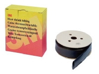 3M TE100034863, Varmekrympeslange, Svart, 9 m, 6,4 mm, 3,2 mm, 120 °C