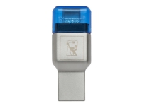 Kingston MobileLite Duo 3C - Kortleser (microSD, microSDHC UHS-I, microSDXC UHS-I) - USB 3.1 Gen 1 - for Apple MacBook (Early 2015, Early 2016, Mid 2017) MacBook Air (Late 2018) MacBook Pro (Late 2016, Mid 2017, Mid 2018)