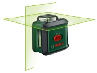 Bosch Home and Garden UniversalLevel 360 Krydslinjelaser inkl. taske , Selvnivellerende Rækkevidde (max.): 12 m