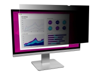 3M personvernfilter med stor klarhet for 23.6 Widescreen Monitor - Personvernfilter for skjerm - 23,6 bred - svart