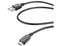 CL ladekabel micro USB 1,2m - Til synkronisering/opladning med PC, MAC eller 220V adaptor
