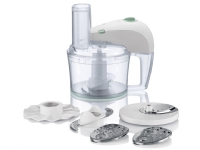 Philips Foodprocessor HR7605/10, 2,1 L, Hvid, 75 m, PP, 3 diske,