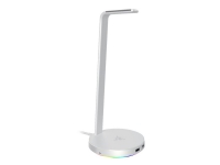 Razer Base Station V2 Chroma - Stativ for hodetelefoner, hodesett - merkurhvit