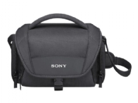 Sony LCS-U21 - Eske for digitalfotokamera / camcorder - neopren - svart - for Sony ZV-1 Cinema Line ILME-FX3 Handycam FDR-AX60 VLOGCAM ZV-1G a1 a6100 a7C a7s III