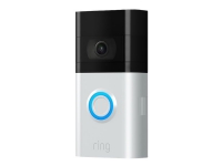 Ring Video Doorbell 3 - Dørklokke - trådløs - 802.11b/g/n - 2.4 Ghz, 5 GHz - satin-nikkel, venetiansk bronse