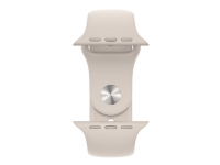 Apple Watch Series 7 (GPS) - 45 mm - stjernelysaluminium - smartklokke med sportsbånd - fluorelastomer - stjernelys - båndbredde: Regular - 32 GB - Wi-Fi, Bluetooth - 38.8 g