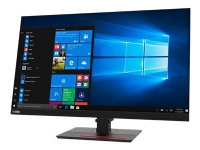 Lenovo ThinkVision T27q-20 - LED-skjerm - 27 - 2560 x 1440 QHD - IPS - 350 cd/m² - 1000:1 - 4 ms - HDMI, DisplayPort - ravnsort