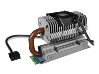 ICY BOX IB-M2HSF-705 - Fast tilstands-stasjonskjøler - M.2 Card - DC 12 V - sølv