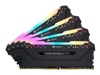 CORSAIR Vengeance RGB PRO - DDR4 - sett - 32 GB: 4 x 8 GB - DIMM 288-pin - 3200 MHz / PC4-25600 - CL14 - 1.35 V - ikke-bufret - ikke-ECC - svart