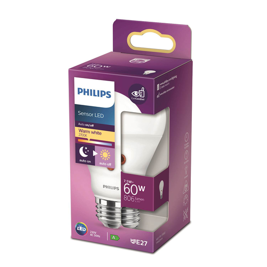 Philips LED d2d 60w norm e27 nd
