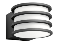 Philips Hue White Ambiance Outdoor Lucca Vegglampe - Antrasitt