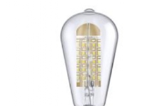Segula Vintage Rustika Long Style - LED-lyspære - klar finish - E27 - 6 W (ekvivalent 40 W) - klasse A+ - dempet hvitt lys - 2200 K