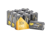 GP - Batteri 10 x CR2 - Li - 750 mAh