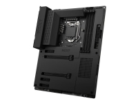 NZXT N7 Z490 Matte Black - Hovedkort - ATX - LGA1200-sokkel - Z490 Chipset - USB-C Gen2, USB 3.2 Gen 1, USB 3.2 Gen 2 - 2.5 Gigabit LAN, Wi-Fi, Bluetooth - innbygd grafikk (CPU kreves) - HD-lyd (8-kanalers)