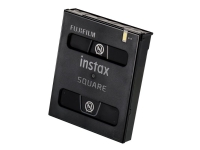 Fujifilm Instax Square BLACK - Hurtigvirkende fargefilm - ISO 800 - 10 eksponeringer