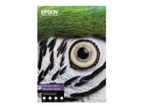 Epson Fine Art - Bomull - matt - 515 mikroner - naturlig teksturert - A2 (420 x 594 mm) - 300 g/m² - 25 ark klutepapir - for SureColor SC-P20000, SC-P6000, SC-P7000, SC-P800, SC-P8000, SC-P900, SC-P9000