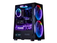 Fourze Prime Gaming - Tower - Core i5 10400F / 2.9 GHz - RAM 16 GB - SSD 500 GB - NVMe - GF RTX 3060 - GigE - Win 10 Home 64-bit - monitor: ingen - svart