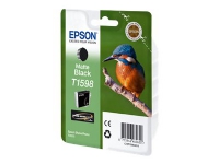 Epson T1598 - 17 ml - matt svart - original - blister - blekkpatron - for Stylus Photo R2000