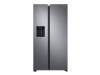 Samsung RS8000 8 Series RS68A8830S9 - Kjøleskap/fryser - side-ved-side med vannautomat, isdispenser - bredde: 91.2 cm - dybde: 71.6 cm - høyde: 178 cm - 634 liter - Klasse F - foredlet inox