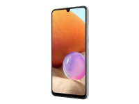 Samsung Galaxy A32 - 4G smarttelefon - dobbelt-SIM - RAM 4 GB / 128 GB - microSD slot - OLED-display - 6.4 - 2400 x 1080 piksler - 4x bakkameraer 64 MP, 8 MP, 5 MP, 5 MP - front camera 20 MP - kul hvitt